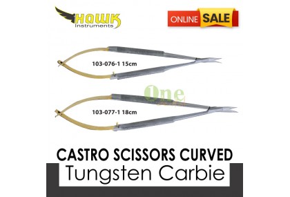 Castro Scissors Curved Tungsten Carbide